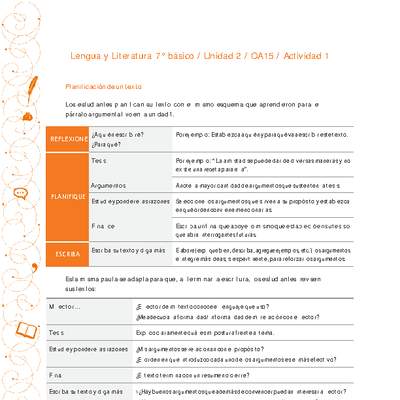 Lengua y Literatura 7° básico-Unidad 2-OA15-Actividad 1