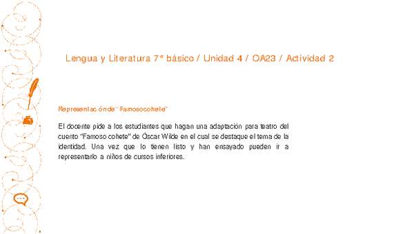 Lengua y Literatura 7° básico-Unidad 4-OA23-Actividad 2