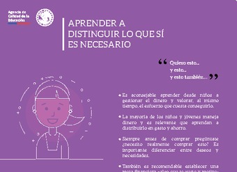 Aprender a distinguir lo que sí es necesario