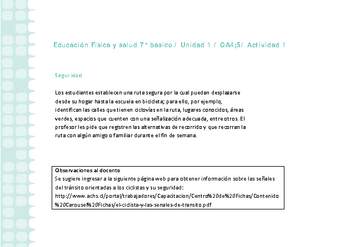 Educación Física 7 básico-Unidad 1-OA4;5-Actividad 1