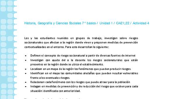 Historia 7° básico-Unidad 1-OA21;22-Actividad 4