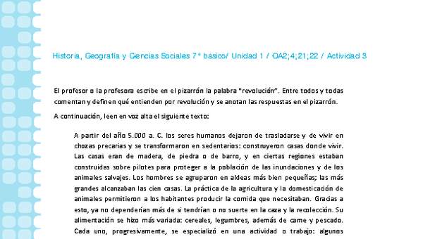Historia 7° básico-Unidad 1-OA2;4;21;22-Actividad 3