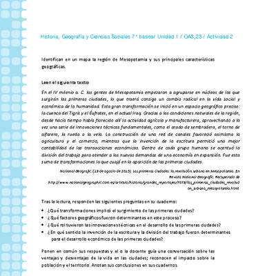 Historia 7° básico-Unidad 1-OA3;23-Actividad 2