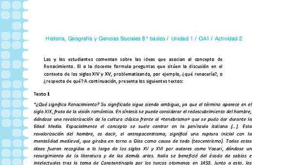 Historia 8° básico-Unidad 1-OA1-Actividad 2