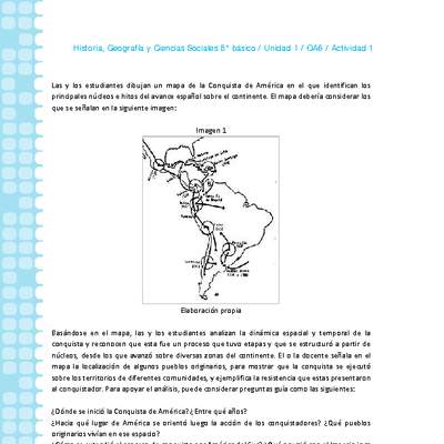 Historia 8° básico-Unidad 1-OA6-Actividad 1
