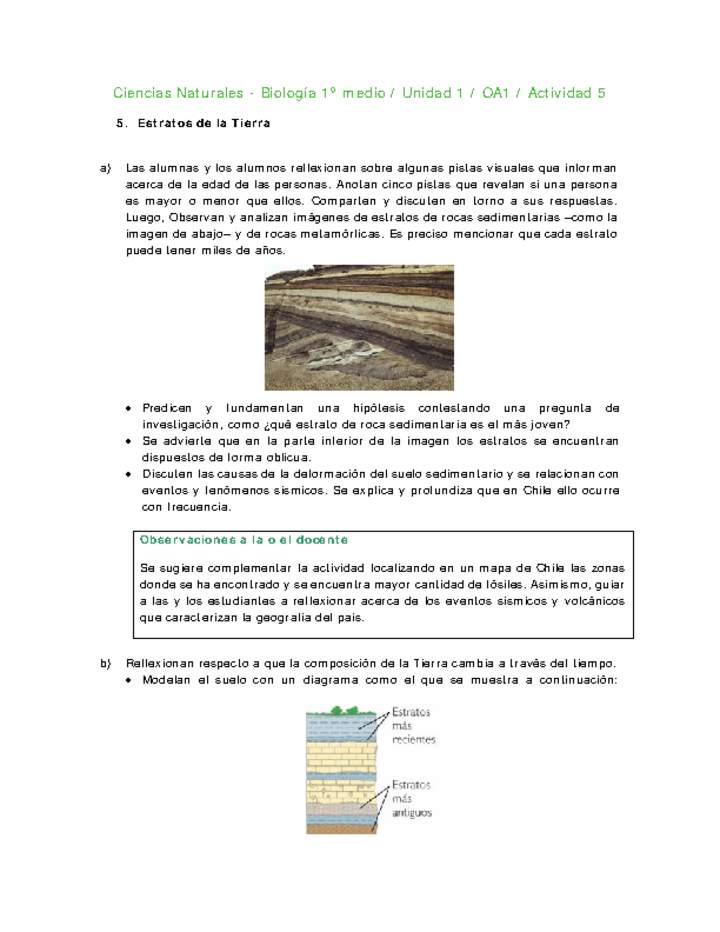 Ciencias Naturales 1 medio-Unidad 1-OA1-Actividad 5