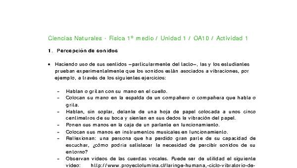 Ciencias Naturales 1 medio-Unidad 1-OA10-Actividad 1