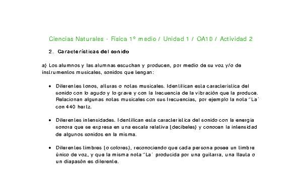 Ciencias Naturales 1 medio-Unidad 1-OA10-Actividad 2