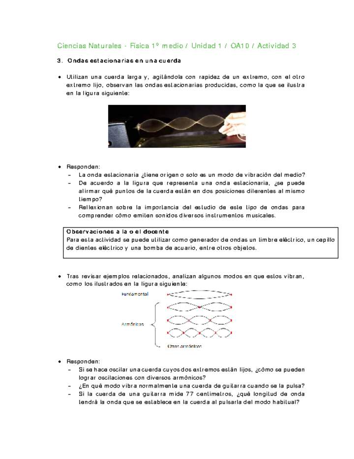 Ciencias Naturales 1 medio-Unidad 1-OA10-Actividad 3