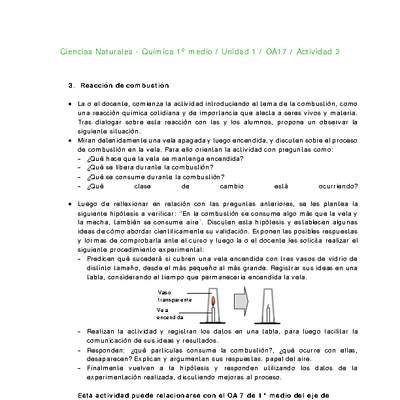 Ciencias Naturales 1 medio-Unidad 1-OA17-Actividad 3