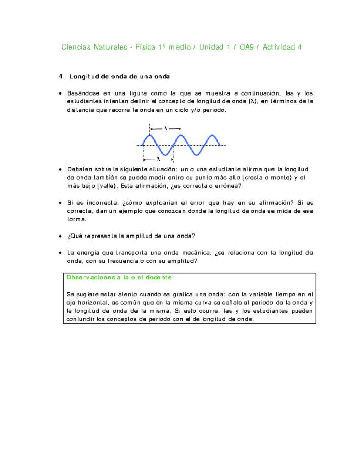 Ciencias Naturales 1 medio-Unidad 1-OA9-Actividad 4