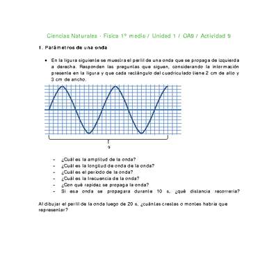 Ciencias Naturales 1 medio-Unidad 1-OA9-Actividad 9