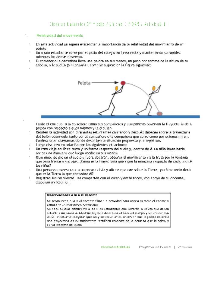 Ciencias Naturales 2 medio-Unidad 1-OA9-Actividad 1