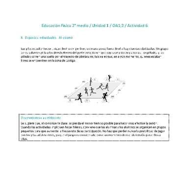 Educación Física 2 medio-Unidad 1-OA1;2-Actividad 6