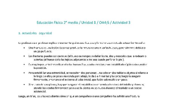 Educación Física 2 medio-Unidad 1-OA4;5-Actividad 3