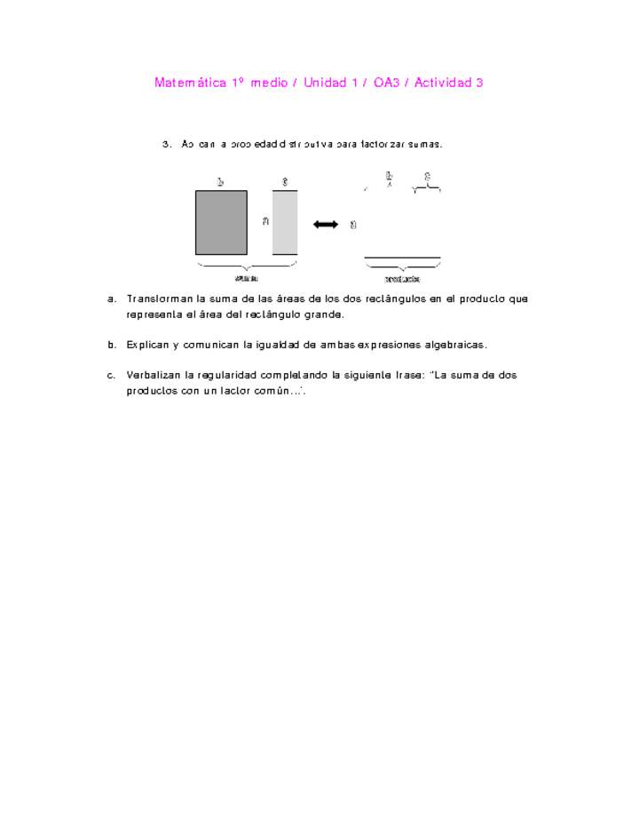 Matemática 1 medio-Unidad 1-OA3-Actividad 3