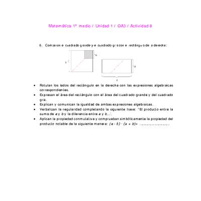 Matemática 1 medio-Unidad 1-OA3-Actividad 8