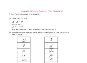Matemática 2 medio-Unidad 1-OA1-Actividad 5