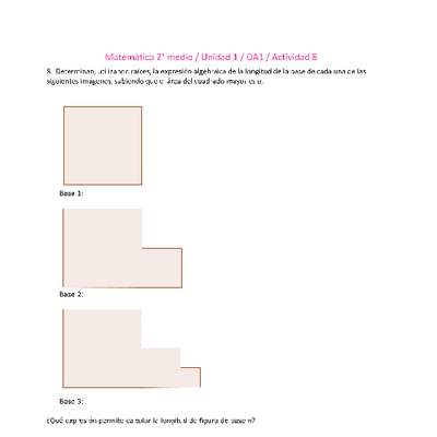 Matemática 2 medio-Unidad 1-OA1-Actividad 8