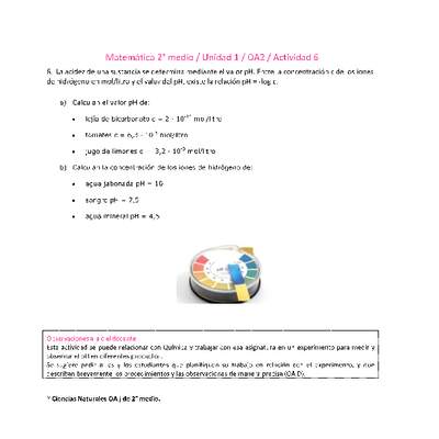 Matemática 2 medio-Unidad 1-OA2-Actividad 6