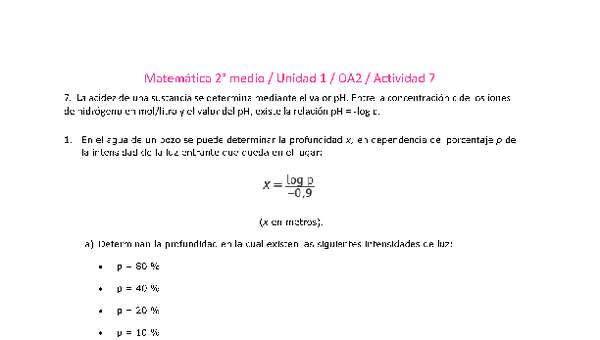 Matemática 2 medio-Unidad 1-OA2-Actividad 7