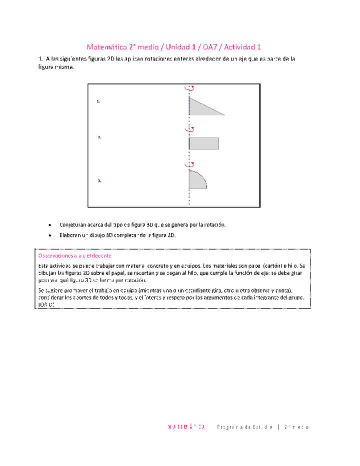 Matemática 2 medio-Unidad 1-OA7-Actividad 1