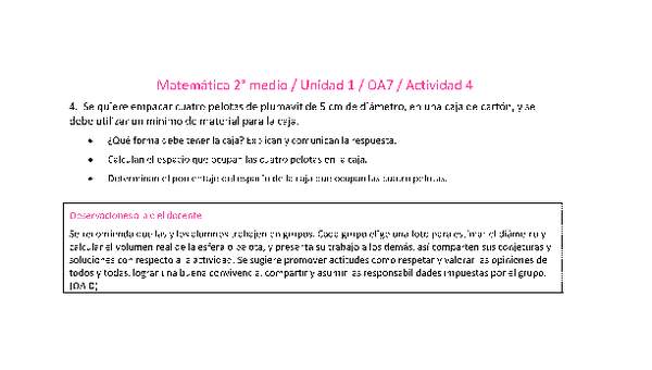 Matemática 2 medio-Unidad 1-OA7-Actividad 4