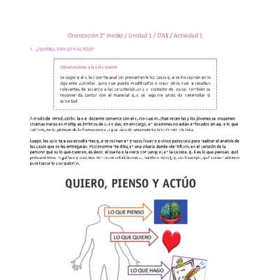 Orientación 2 medio-Unidad 1-OA1-Actividad 1