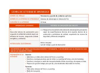 Sistemas de almacenaje en cámaras de frío