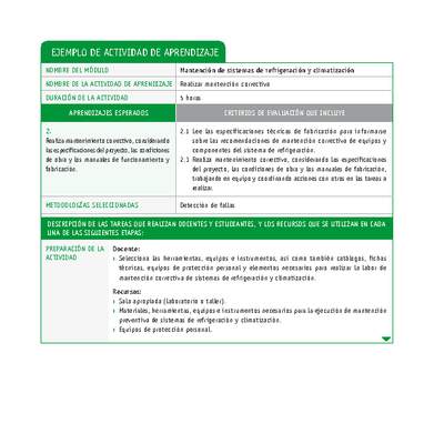 Realizar mantención correctiva