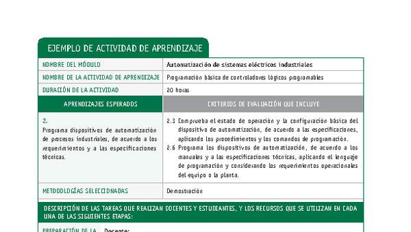 Programación básica de controladores lógicos programables