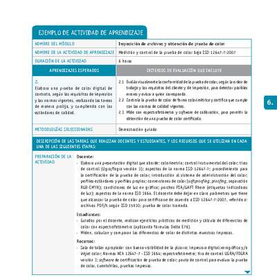 Medición y control de la prueba de color bajo ISO 12647-7:2007