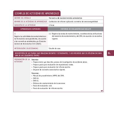 Confección de informe aplicando normativa de aeronavegabilidad