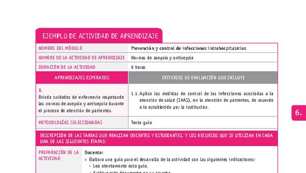 Normas de asepsia y antisepsia