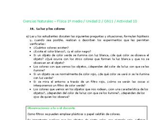 Ciencias Naturales 1 medio-Unidad 2-OA11-Actividad 10