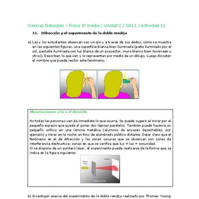 Ciencias Naturales 1 medio-Unidad 2-OA11-Actividad 13