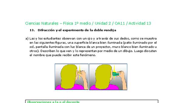 Ciencias Naturales 1 medio-Unidad 2-OA11-Actividad 13