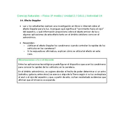 Ciencias Naturales 1 medio-Unidad 2-OA11-Actividad 14