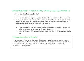 Ciencias Naturales 1 medio-Unidad 2-OA11-Actividad 15