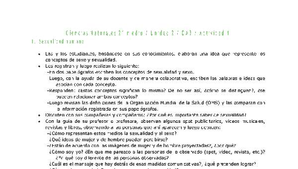 Ciencias Naturales 2 medio-Unidad 2-OA3-Actividad 1