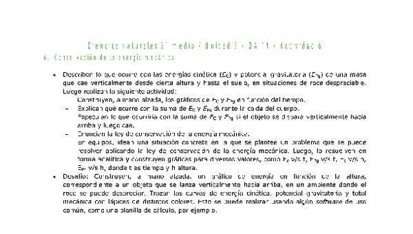 Ciencias Naturales 2 medio-Unidad 3-OA11-Actividad 6