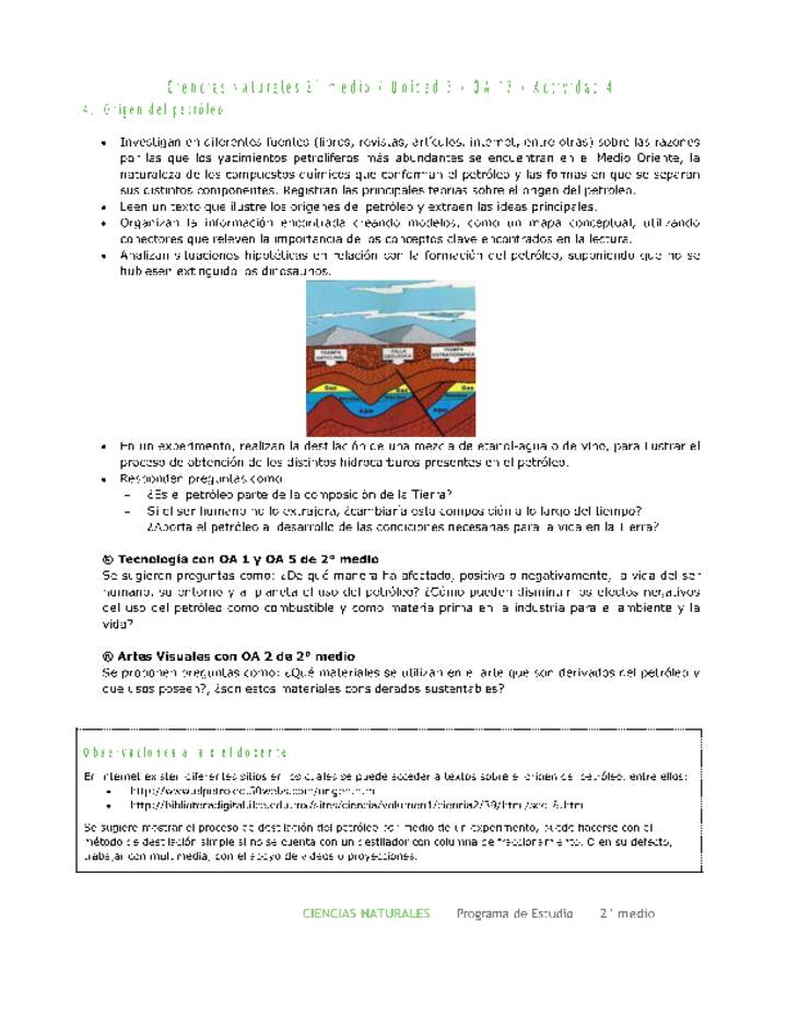 Ciencias Naturales 2 medio-Unidad 3-OA17-Actividad 4