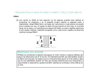 Educación Física 1 medio-Unidad 2-OA1;2-Actividad 15