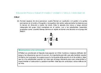 Educación Física 1 medio-Unidad 2-OA1;2-Actividad 16