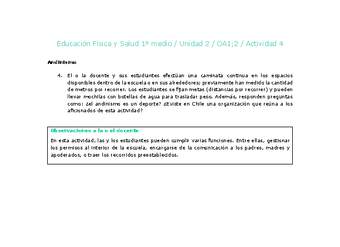 Educación Física 1 medio-Unidad 2-OA1;2-Actividad 4