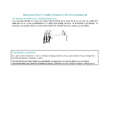 Educación Física 2 medio-Unidad 2-OA1;2-Actividad 18