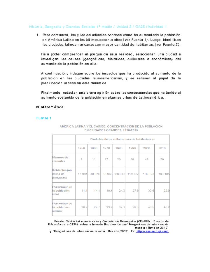 Historia 1 medio-Unidad 2-OA25-Actividad 1