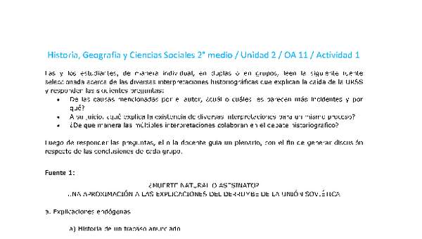 Historia 2 medio-Unidad 2-OA11-Actividad 1