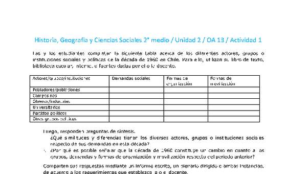 Historia 2 medio-Unidad 2-OA13-Actividad 1