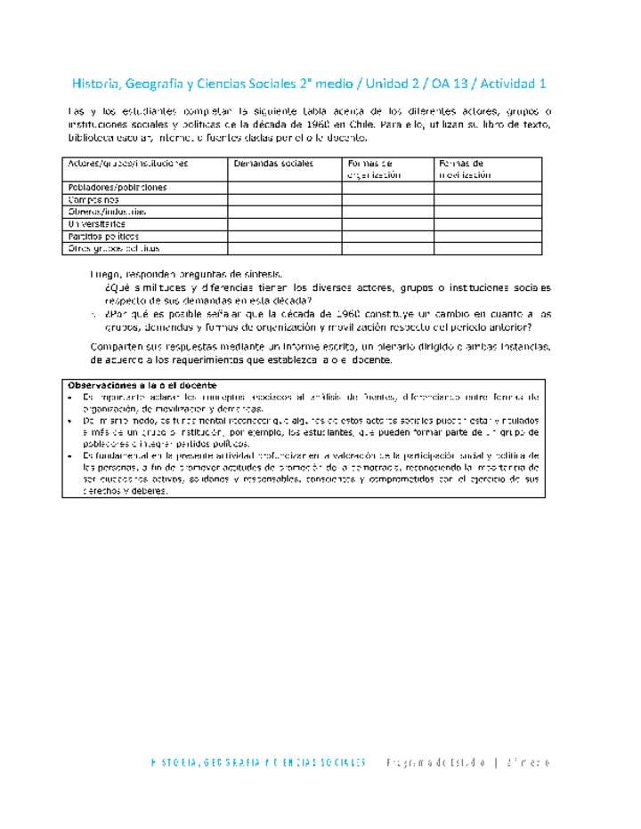 Historia 2 medio-Unidad 2-OA13-Actividad 1